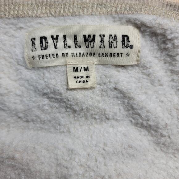 Idyllwind Miranda Lambert Wild West Sweatshirt Sz M Beige Long Sleeve Pullover - Picture 5 of 8